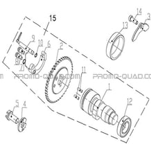 ARBRE A CAMES pour Hytrack Toutes les cylindrées Toutes les années HY740STL