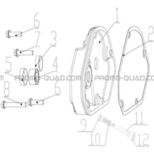 CARTER DE BV pour Hytrack Toutes les cylindrées Toutes les années HY740STL