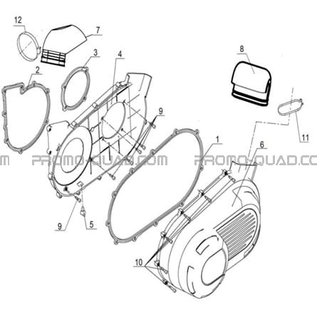 CACHE VARIATEUR  Hytrack  All Years All cylindrical  Original parts OEMCACHE VARIATEUR  Hytrack  All Years All cylindrical  Original parts OEM