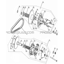 ENSEMBLE VARIATEUR pour Hytrack All cylindrical All Years HY740STL