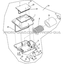 FILTRE A AIR pour Hytrack Toutes les cylindrées Toutes les années HY740STL