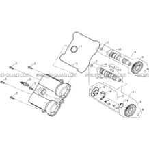 CACHE-CULBUTEURS   ARBRE A CAMES pour Hytrack All cylindrical All Years HY800