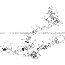 ADMISSION D'AIR ET FILTRE A AIR pour Hytrack Toutes les cylindrées Toutes les années HY800