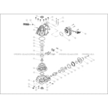 PONT AVANT DETAILLE pour Hytrack Toutes les cylindrées Toutes les années HY800