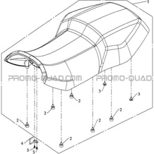 SELLE VERSION DE LUXE (EN OPTION) pour Hytrack Toutes les cylindrées Toutes les années HY800L