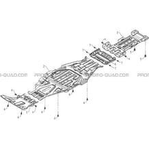 PLAQUES DE PROTECTION pour Hytrack Toutes les cylindrées Toutes les années HY800L