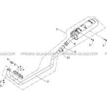 ECHAPPEMENT pour Hytrack Toutes les cylindrées Toutes les années HY800L