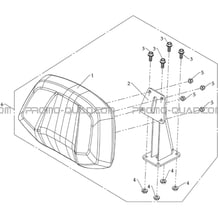 DOSSERET pour Hytrack Toutes les cylindrées Toutes les années HY800L