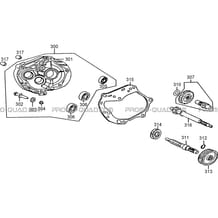 TRANSMISSION pour Hytrack Toutes les cylindrées Toutes les années HY80S - SX - Girly