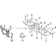 MARCHE-PIED pour Hytrack Toutes les cylindrées Toutes les années HY80S - SX - Girly