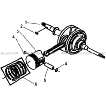 EMBIELLAGE pour Hytrack Toutes les cylindrées Toutes les années HY80XL