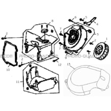 ENSEMBLE REFROIDISSEMENT pour Hytrack Toutes les cylindrées Toutes les années HY80XL