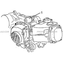 ENSEMBLE MOTEUR pour Hytrack Toutes les cylindrées Toutes les années HY80XL