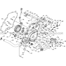 CARTER MOTEUR pour Hytrack Toutes les cylindrées Toutes les années HY810 4x4