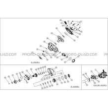 PONT ARRIERE DETAILLE pour Hytrack Toutes les cylindrées Toutes les années HY810 4x4