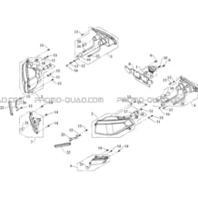 ECLAIRAGE pour Hytrack Toutes les cylindrées Toutes les années HY810L