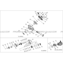 PONT ARRIERE DETAILLE pour Hytrack Toutes les cylindrées Toutes les années HY810L