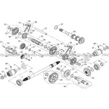 TRANSMISSION pour Hytrack Toutes les cylindrées Toutes les années HY810S