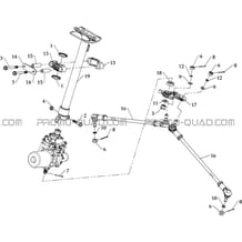 DIRECTION pour Hytrack Toutes les cylindrées Toutes les années HY810S