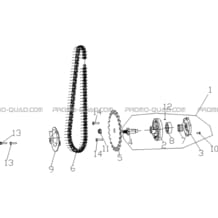 POMPE A HUILE pour Hytrack Toutes les cylindrées Toutes les années HY830