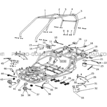 CHASSIS pour Hytrack Toutes les cylindrées Toutes les années HY830