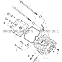 ENSEMBLE CULASSE pour Hytrack Toutes les cylindrées Toutes les années HY850S