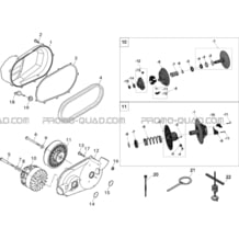 VARIATEUR pour Hytrack Toutes les cylindrées Toutes les années HY850S