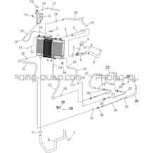 ENSEMBLE REFROIDISSEMENT pour Hytrack Toutes les cylindrées Toutes les années HY850S
