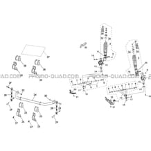 SUSPENSION AVANT pour Hytrack Toutes les cylindrées Toutes les années HY850S