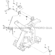 TRINGLERIE DE VITESSES pour Hytrack Toutes les cylindrées Toutes les années HY850S