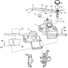 RESERVOIR A CARBURANT pour Hytrack Toutes les cylindrées Toutes les années HY850S