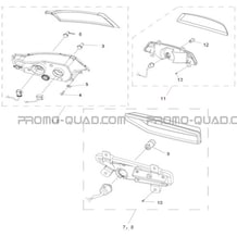 ECLAIRAGE pour Hytrack Toutes les cylindrées Toutes les années HY850S