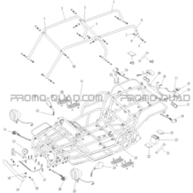 CHASSIS pour Hytrack Toutes les cylindrées Toutes les années HY890