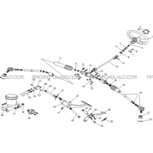 TRINGLERIE DE DIRECTION pour Hytrack All cylindrical All Years HY890