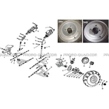 SUSPENSIONS AVANT pour Hytrack All cylindrical All Years HY890