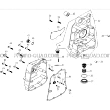 CACHE CARTER DROIT pour Hytrack All cylindrical All Years HY890 n serie x0188 a x0430
