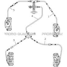 DURITES DE FREIN   REPARTITEUR pour Hytrack Toutes les cylindrées Toutes les années HY890 n serie x0188 a x0430