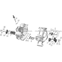 POMPE A HUILE pour Hytrack Toutes les cylindrées Toutes les années HY910IS