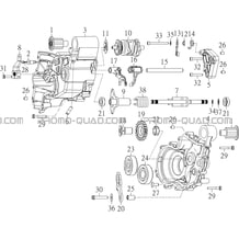 SELECTION DE VITESSES   BARILLET pour Hytrack All cylindrical All Years HY910IS