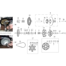 VARIATEUR pour Hytrack Toutes les cylindrées Toutes les années HY910IS