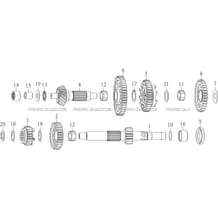 TRANSMISSION pour Hytrack Toutes les cylindrées Toutes les années HY910IS