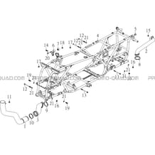 CHASSIS pour Hytrack Toutes les cylindrées Toutes les années HY910IS