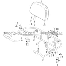 DOSSERET pour Hytrack Toutes les cylindrées Toutes les années HY910IS