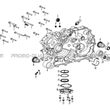 CARTER DROIT pour Hytrack Toutes les cylindrées Toutes les années HY920