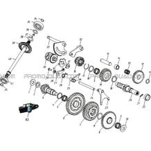 TRANSMISSION pour Hytrack Toutes les cylindrées Toutes les années HY920