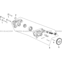 POMPE A HUILE pour Hytrack Toutes les cylindrées Toutes les années HY920