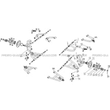 TRIANGLES AVANT pour Hytrack Toutes les cylindrées Toutes les années HY920