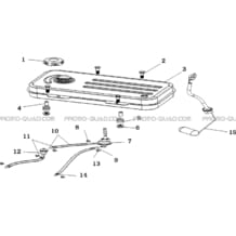 RESERVOIR pour Hytrack Toutes les cylindrées Toutes les années HY920