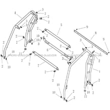 ARCEAUX pour Hytrack Toutes les cylindrées Toutes les années JOBBER 1100 DMAXX FULL