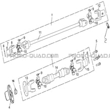 CARDANS pour Hytrack Toutes les cylindrées Toutes les années JOBBER 1100 DMAXX FULL